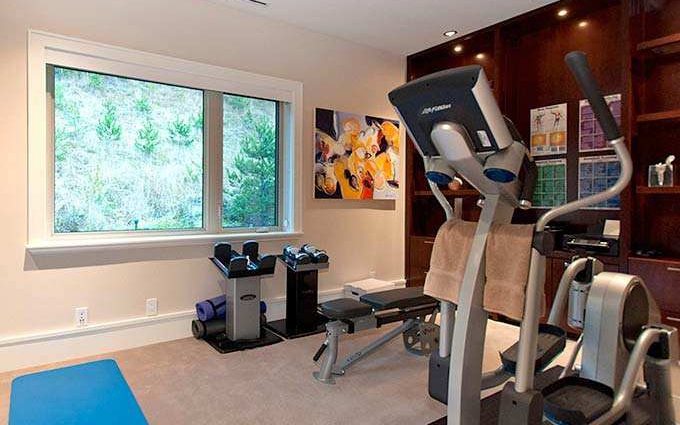 桂林装修设计室内家庭健身房，让自己过上健康生活